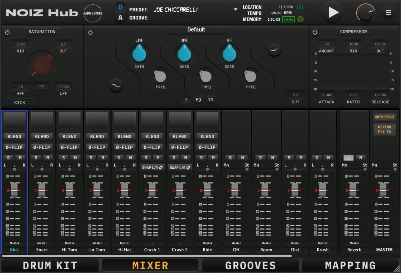 Drum Locker Full Interface Preview
